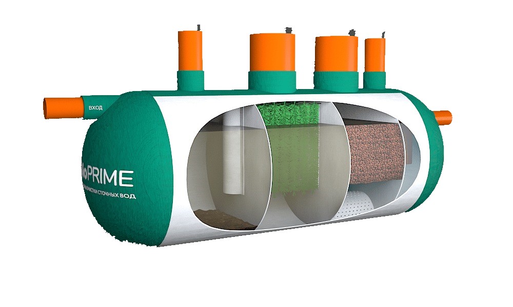 Септик BioPrime Biofilter БИОСТ-7,5 пр